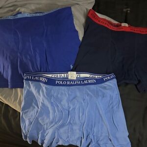 Polo by Ralph Lauren Men's Boxer Briefs - Royal Blue, Light Blue, and Navy